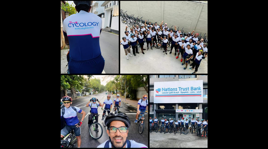 Nations Trust Bank s CYCOLOGY Office By Bike 2022 Initiative Encourages Employees to Ride to Work