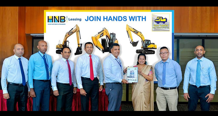 HNB partners Sun Lanka to offer special deals on SANY Machinery