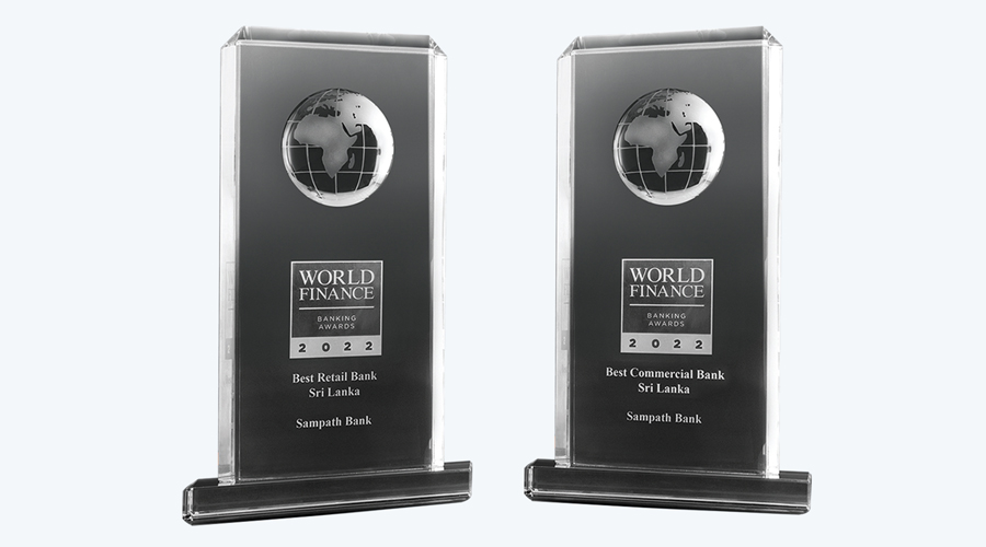 Sampath Bank Scores 9th Consecutive Win at World Finance Banking Awards