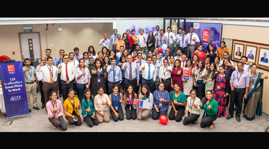 Colombo Stock Exchange named Great Place to Work Certified