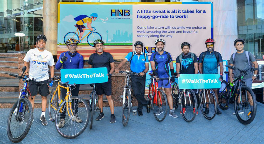 HNB expands its Walk the Talk initiative to World Bicycle Day