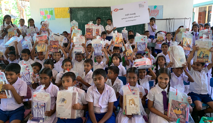 HSBC Sri Lanka in partnership with APAD aims to ensure children remain in school amidst the economic challenges