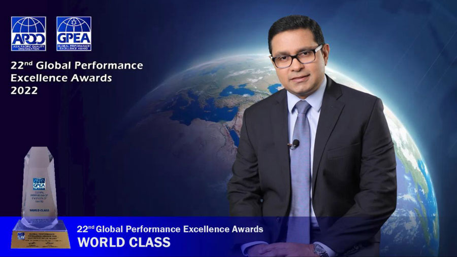 ComBank wins World Class Award at the Global Performance Excellence Awards presented by Asia Pacific Quality Organization