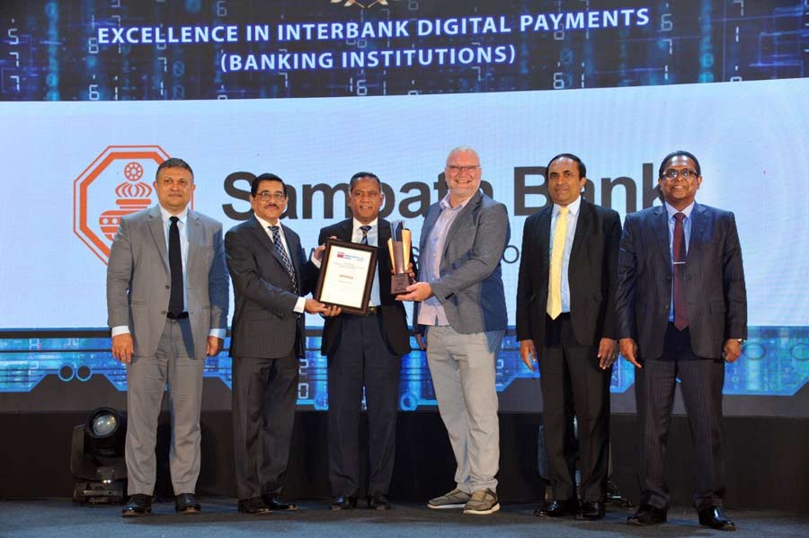 Sampath Bank wins the coveted Bank LankaPay Technnovation Awards 2023
