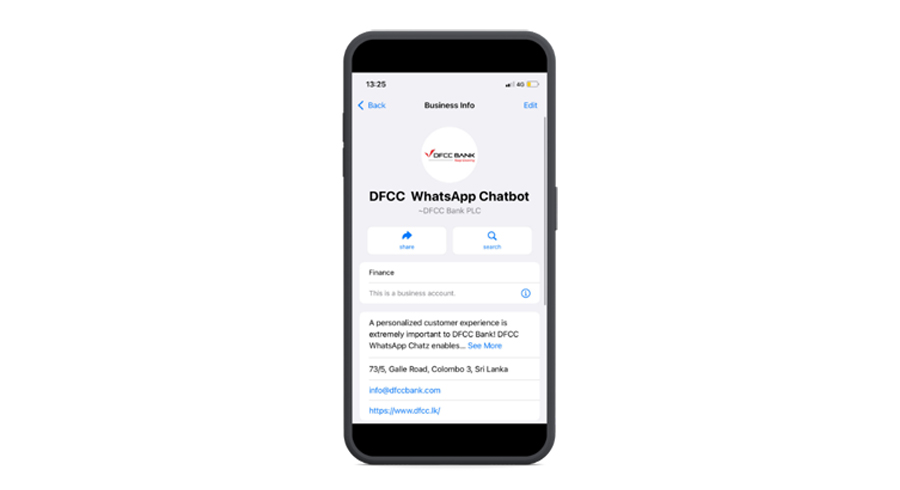 DFCC Bank offers 24 7 Convenient and Instant Support with DFCC Chatz via WhatsApp