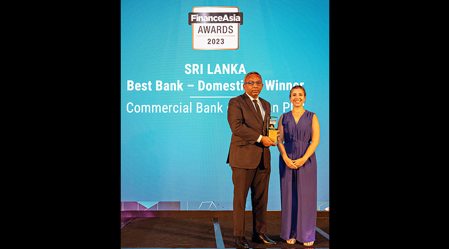 FinanceAsia crowns ComBank as Best Bank in Sri Lanka for 12th year
