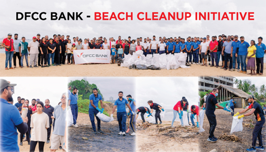 DFCC Bank Marks World Environment Day with Beach Clean Up to Beat Plastic Pollution