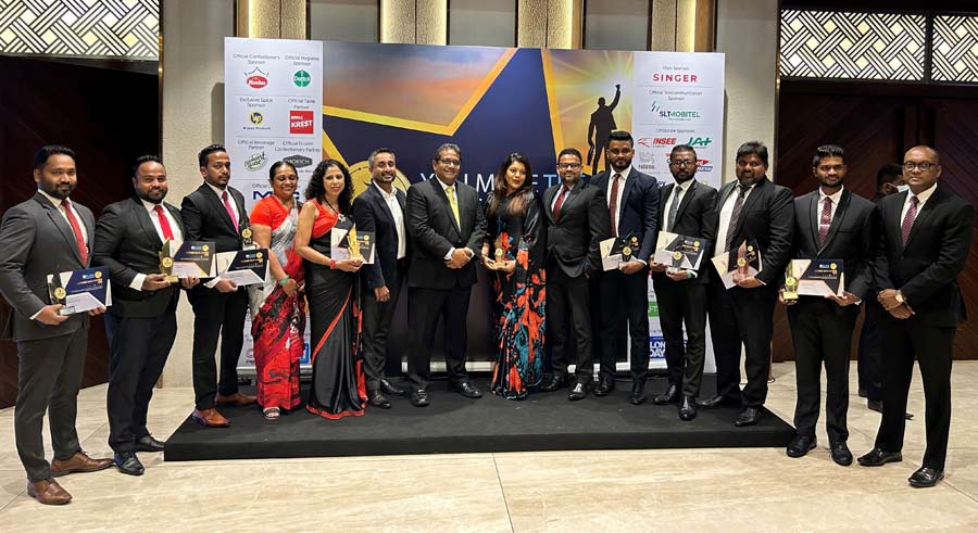 Seylan Bank s Sales Team recognized for excellence yet again at SLIM National Sales Awards