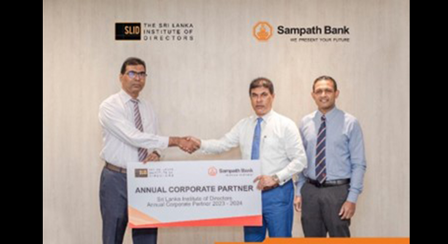 Sampath Bank announces Annual Corporate Partnership with The Sri Lanka Institute of Directors