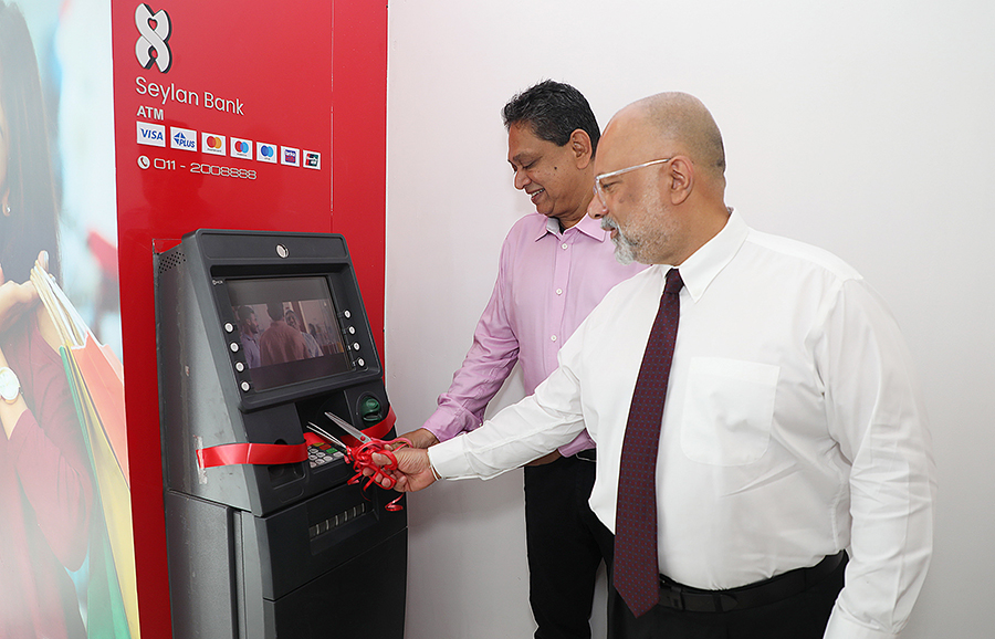 Seylan Bank opens new ATM at Havelock City Mall