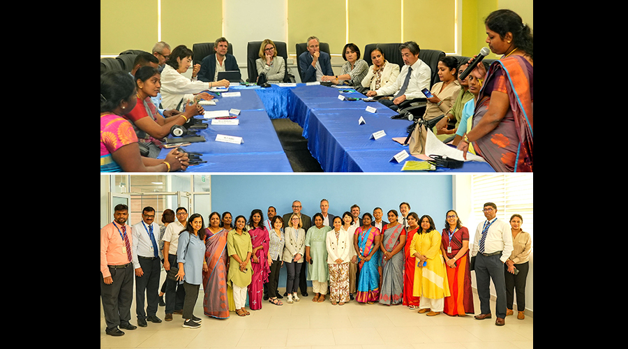 World Bank Managing Director of Operations meets ComBanks Anagi customers in Jaffna