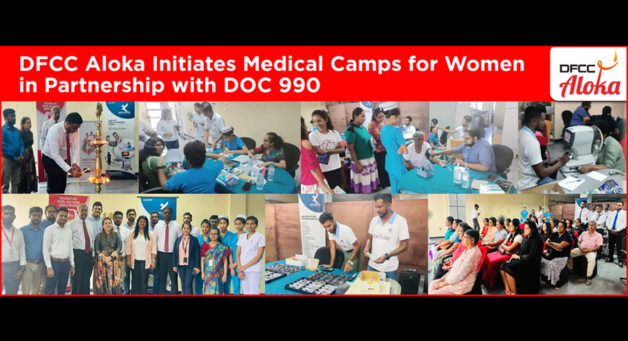 DFCC Aloka Initiates Islandwide Medical Camps for Women in Partnership with DOC 990