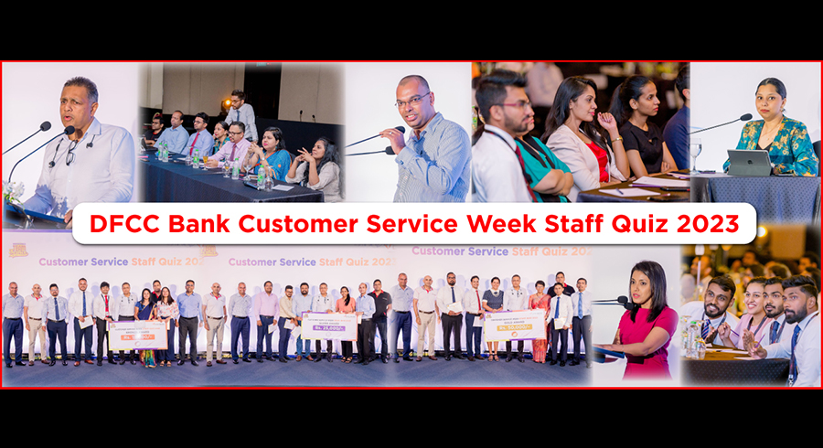 DFCC Bank Celebrated International Customer Service Week 2023 with Multiple Initiatives and an Inter Region Staff Quiz Night