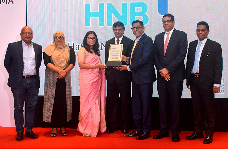 Unwavering excellence HNB among Most Admired Companies for 2022
