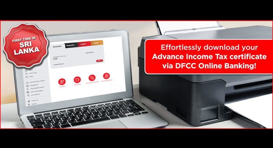 DFCC Bank Sets New Benchmark with Digital Tax Certificate Downloads