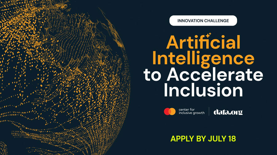 Mastercard Center for Inclusive Growth and data.org launch Artificial Intelligence to Accelerate Inclusion challenge