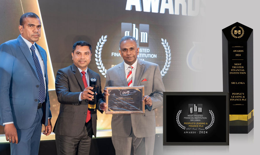 Peoples Leasing Finance PLC Crowned Most Trusted Financial Institution in Sri Lanka by Global Brands Magazine