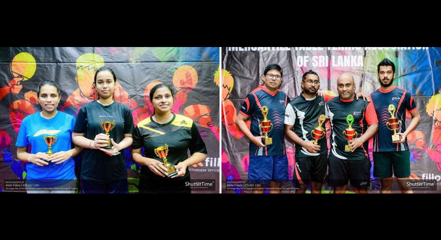 Seylan Bank Table Tennis Teams Shine at the 65th Inter Firm Table Tennis League Championship 2024