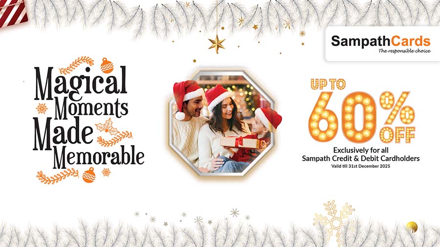 SampathCards Makes Magical Moments Memorable This Season with Exclusive Discounts Up to 60