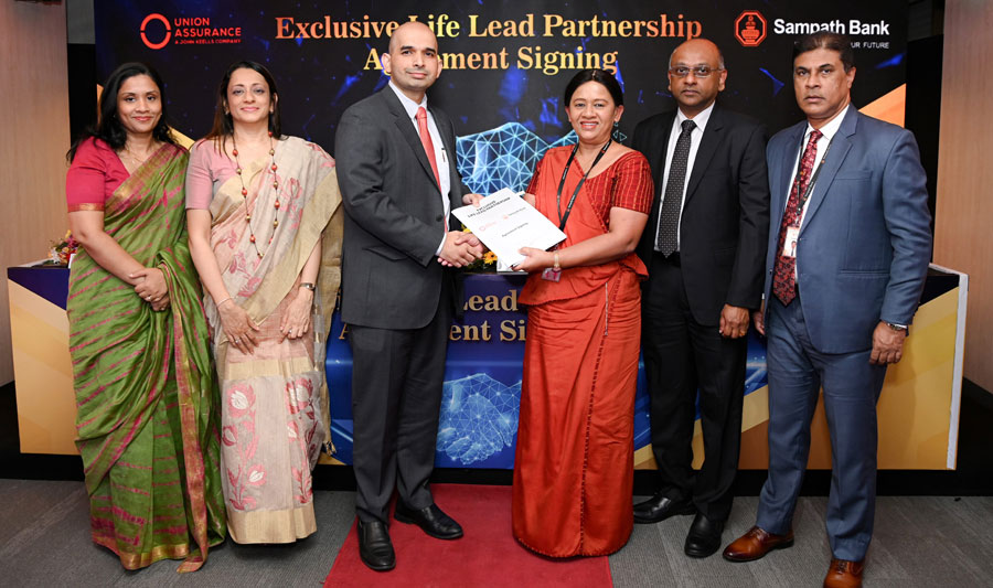 Sampath Bank and Union Assurance Set to Revolutionise Sri Lankas Financial Services Landscape with Exclusive Bancassurance Partnership