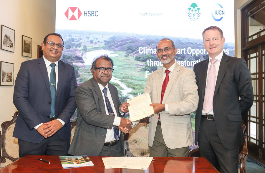 Public Private People partnership restores Siyabalagaswewa Forest as first pilot for Nature based Solutions for Forest Landscape Restoration in Sri Lankas Dry Zone Photo