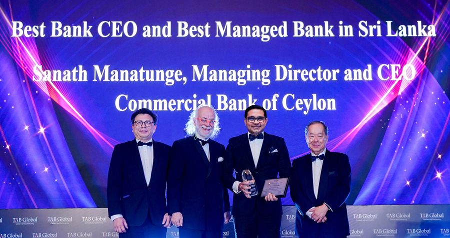 ComBank and MD CEO Sanath Manatunge clinch top honours as Sri Lankas Best from The Asian Banker