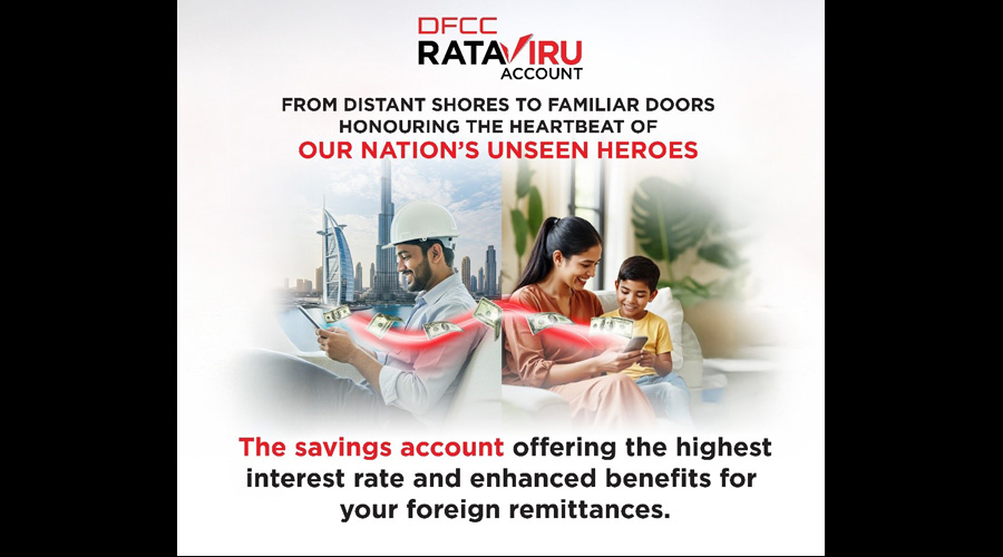 DFCC Bank Launches Rataviru Account to Empower Sri Lankans Working Overseas
