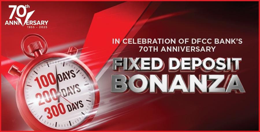 DFCC Bank Marks 70 Years with Market Leading Fixed Deposit Bonanza