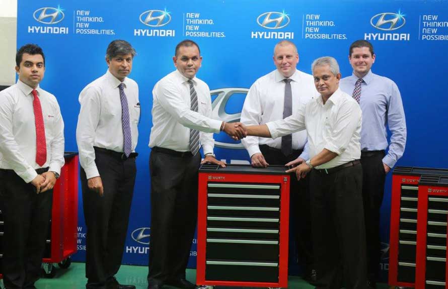 Hyundai Lanka Upgrades Workshop with Top Quality Würth Tools Equipment