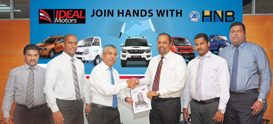 HNB partner with Ideal Motors to promote Mahindra vehicles in Sri Lanka