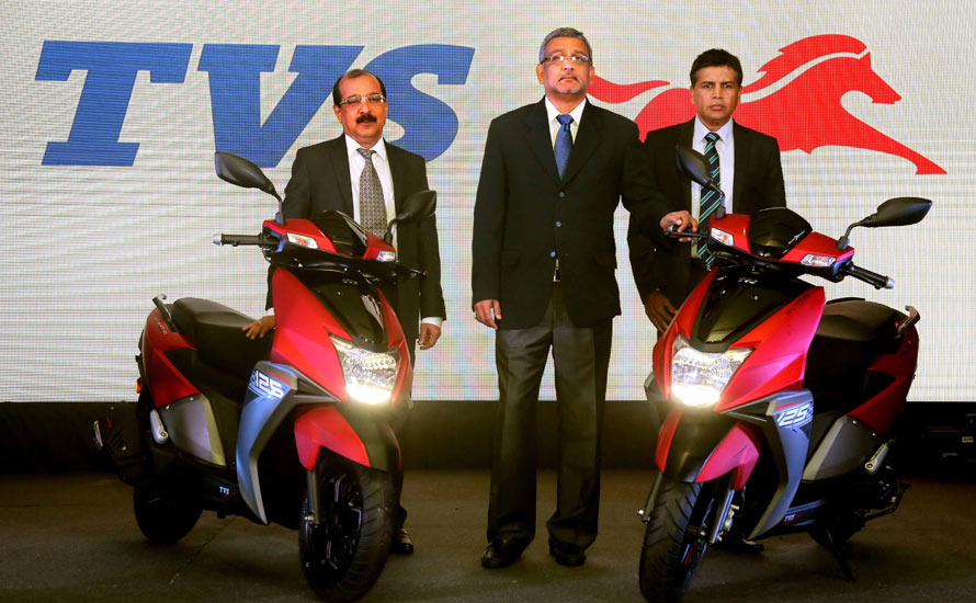 TVS Motor Company launches its stylish sporty SMART scooter TVS NTORQ 125 in Sri Lanka