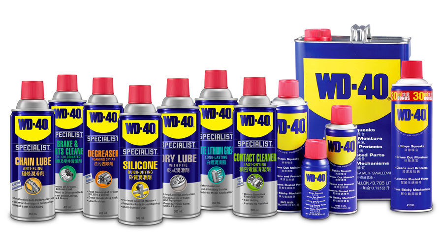 WD 40 Product Range