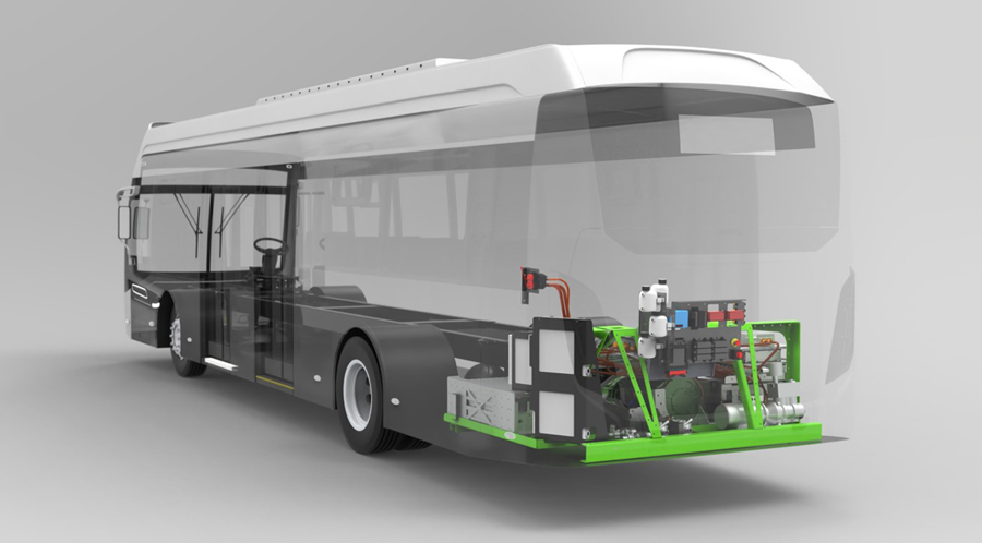 Kleanbus Reveals Modular Platform Capable of Repowering any Bus from Diesel to Electric