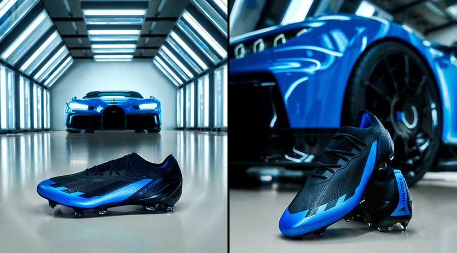 Bugatti and adidas create limited edition football boot crafted for maximum speed and style
