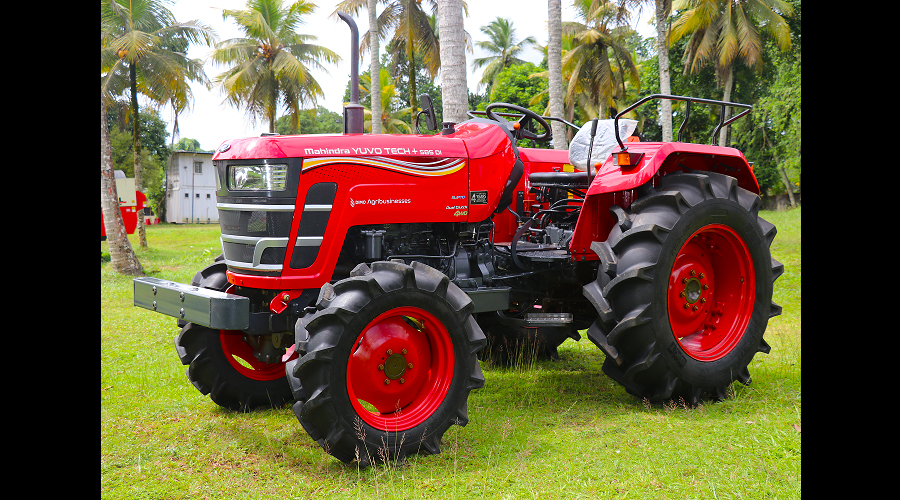 DIMO Agribusinesses and Mahindra Tractors introduce the latest 50 HP Mahindra Yuvo Tech 585 tractor to the Sri Lankan farming community