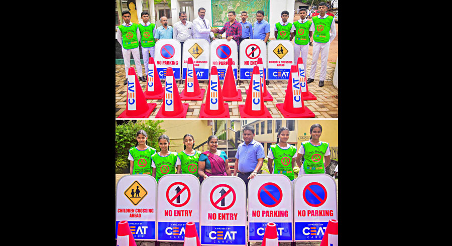 CEAT Cares presents road safety equipment to 30 more schools