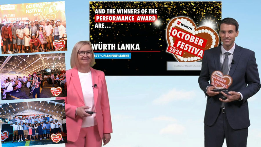 Wurth Lanka Wins Wurth Groups Global Awards in 2024