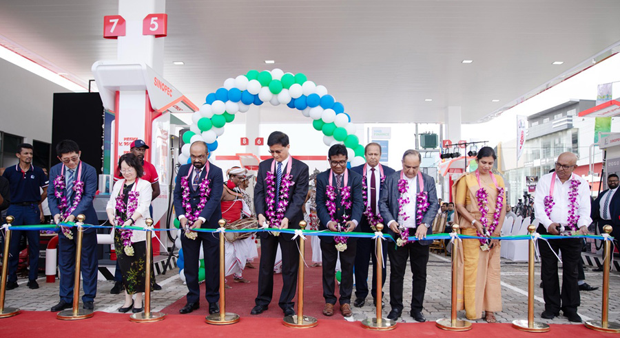 Sinopec Reinforces Commitment to Clean Sri Lanka at the newly Upgraded Nawala Filling Station