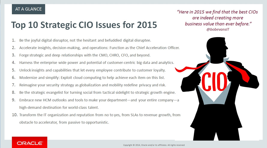 oracle top 10 strategic clo Issues