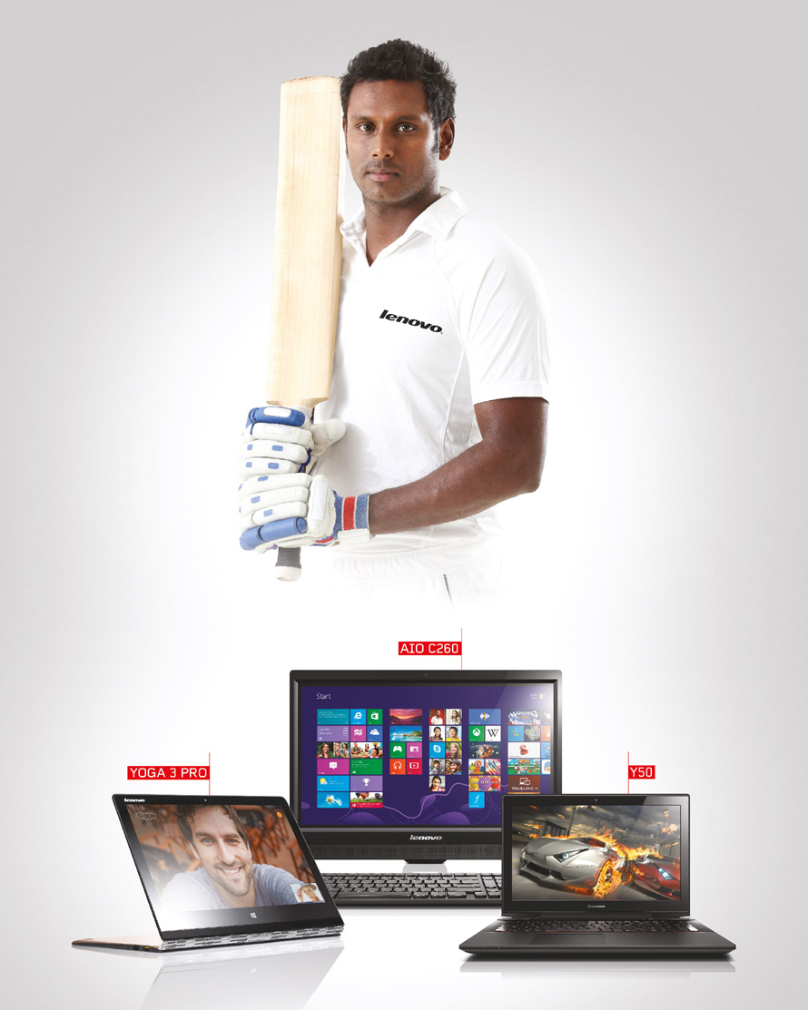 Lenovo appoints Cricketer Angelo Mathews as the Brand Ambassador for Sri Lanka