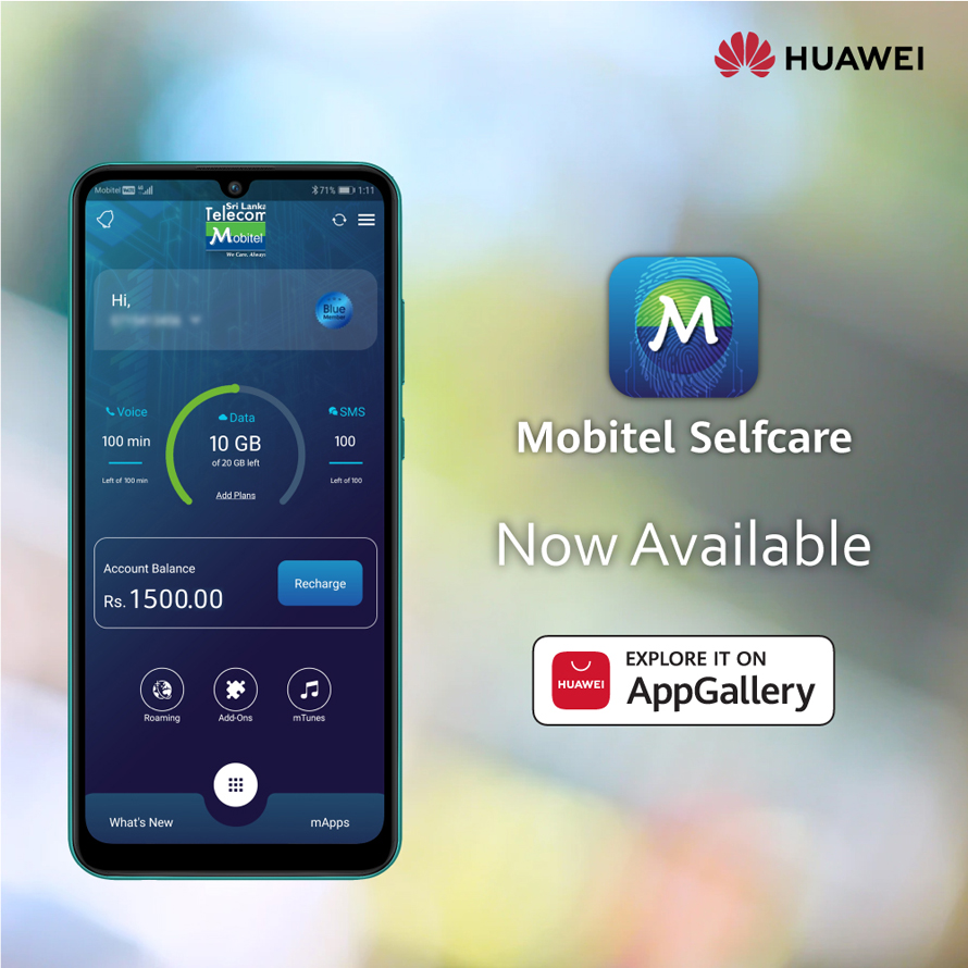 Mobitel apps are now available on Huawei AppGallery