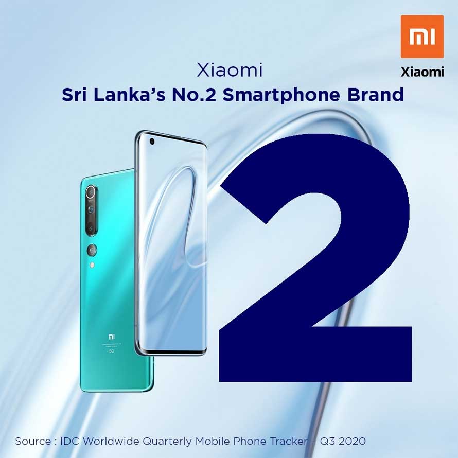 Xiaomi becomes the second largest smartphone brand in Sri Lanka