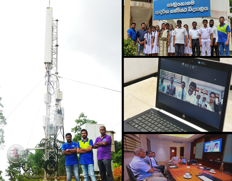 SLT Mobitel becomes FIRST to Power the Lankagama Village with High speed Broadband and Voice services