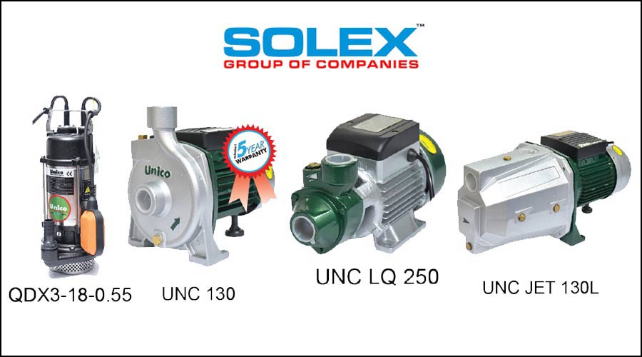 SOLEX Unico Water Pumps