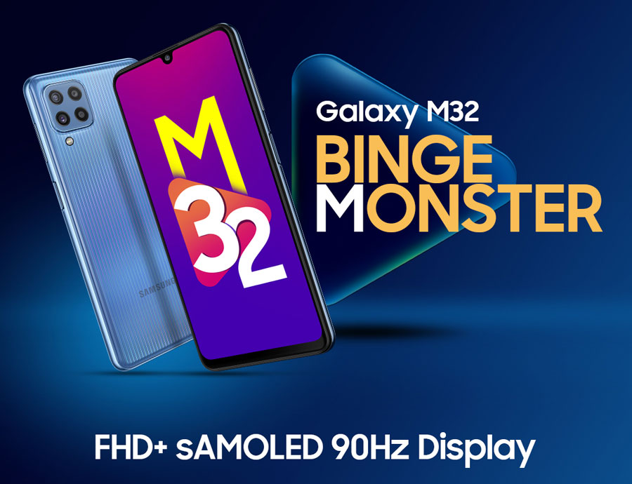 Samsung Launches BingeMonster Galaxy M32 with Segment Best Display in Sri Lanka