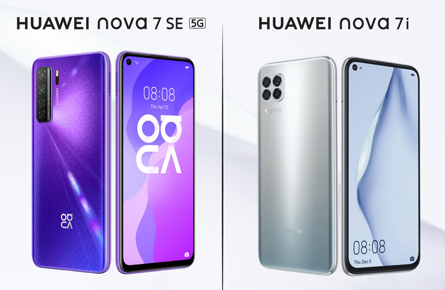 Huawei nova7i and 7se image