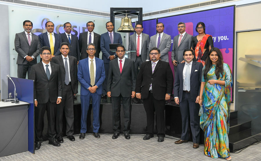 hSenid Business Solutions Limited rings the bell to debut trading on the Colombo Stock Exchange