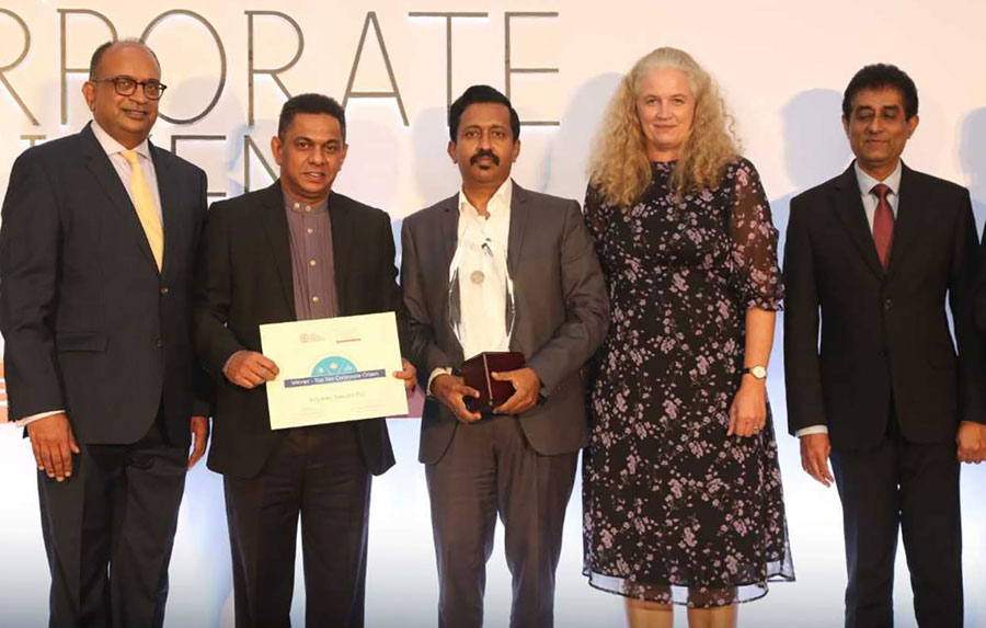 SLT MOBITEL clinches triple wins at Best Corporate Citizen Sustainability Award 2021
