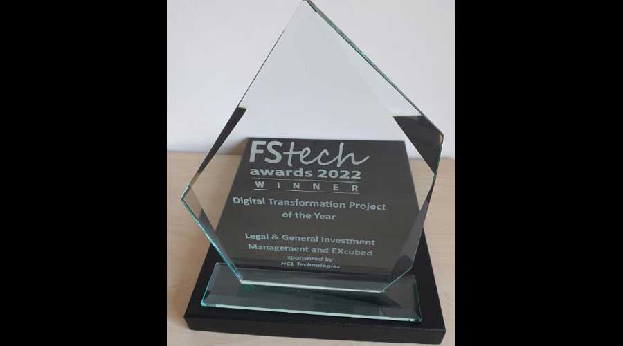 EXcubed wins coveted UK Financial Services Tech Award