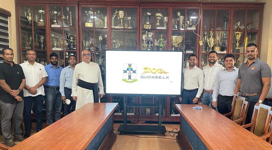 Quickee.lk donates state of the art digital teaching system to St Thomas College Mt Lavinia